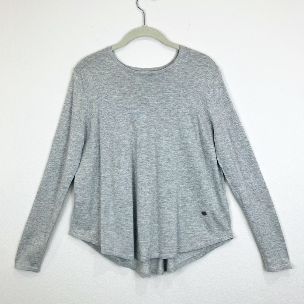 NWOT FRNCH Long Sleeve Pleated Back Top